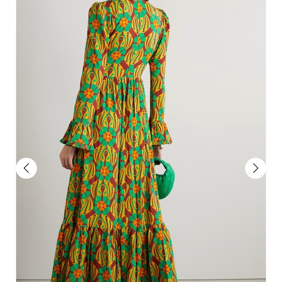 LA DOUBLEJ
Visconti tiered floral-print crepe maxi dress - Picture 2 of 4